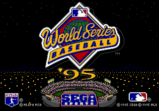 Заставка игры World Series Baseball '95